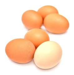 Raw eggs