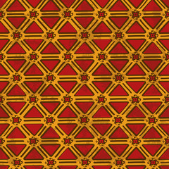 Ethnic tribal geometric seamless pattern