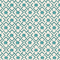 Ethnic tribal geometric seamless pattern