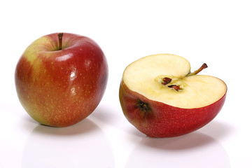 Apfel geschnitten