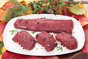 Ausgelöster Hirschrücken