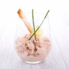 appetizer, tuna cream