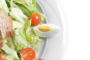 salad with lettuce