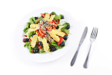 Fresh spinach salad