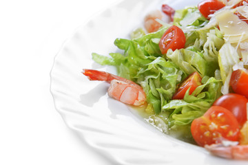 Salad with seafood