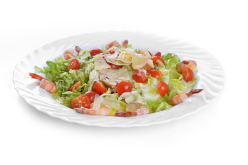Salad with seafood