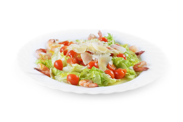 Salad with seafood