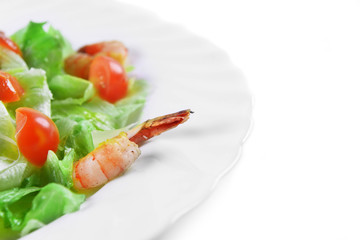 Salad with seafood