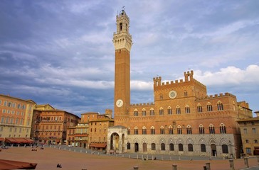 Fototapeta premium Siena Palazzo Pubblico 02