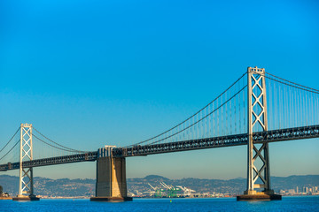 Fototapeta na wymiar Bay bridge, San Francisco, California, USA.