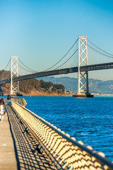 Bay bridge, San Francisco, California, USA.