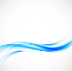 Abstract blue wavy background