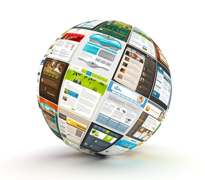 Webdesign Kugel rotiert, SEO, Templates, Provider