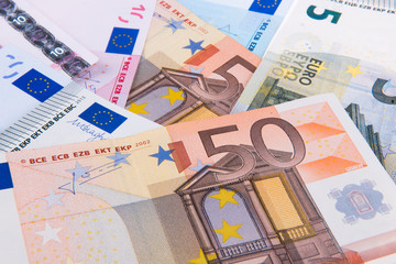 Obraz na płótnie Canvas Euro Banknoten