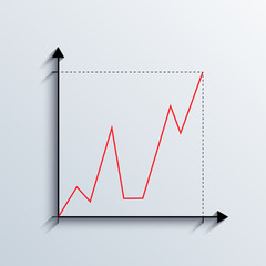 vector graph iilustration. business background. Eps10