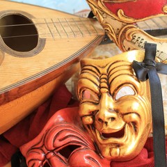Masque joie et tristesse