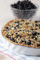 Bilberry pie