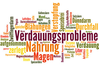 Fototapeta premium Verdauungsprobleme (Verdauung, Ernährung)