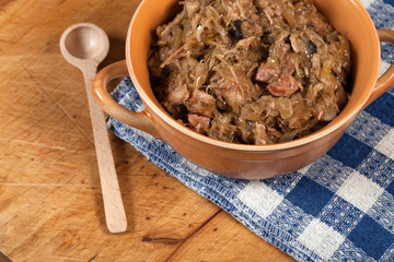 Traditional polish sauerkraut.