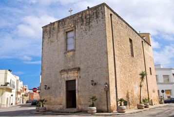 Fototapeta na wymiar Kościół St Lucia. Tricase. Apulia. Włochy.