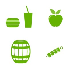 Nourriture en 4 icônes	