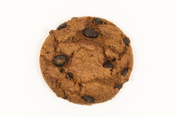 cookie on white background