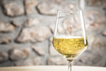 White wine glass