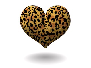 Heart panter texture