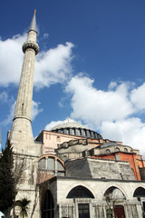 Fototapeta na wymiar Architektura bizantyjska Hagia Sophia, Stambuł, Turcja