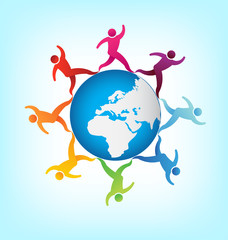 People around the world Africa-Europe