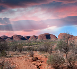 Stunning landscape of Australian Outback, Northern Territory