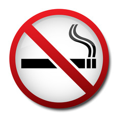 sign no smoking 2d