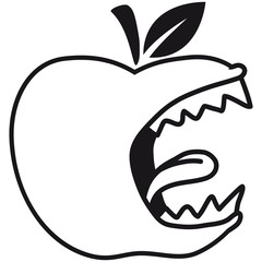 Evil Monster Apple