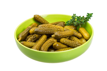 Marinated cucumbers