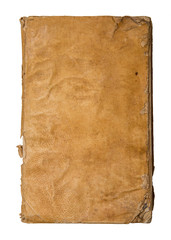 antico libro in fondo bianco