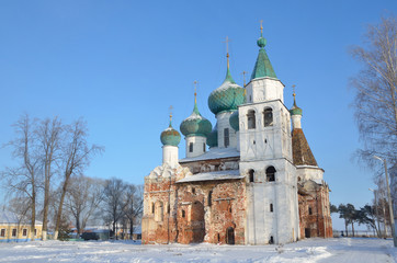 Fototapeta na wymiar Epifania Katedra klasztoru Epiphany Avramieva, Rostów