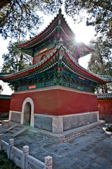 Fototapeta na wymiar Buddhist Yong'An, Everlasting Peace Temple, Beihai Park, Beijing