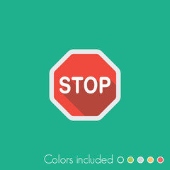 Stop - FLAT UI ICON COLLECTION