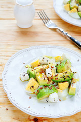 avocado salad with feta