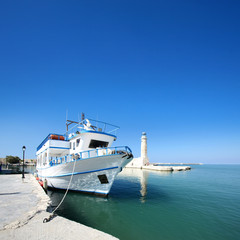 Fototapeta na wymiar Greece - Crete / Chania lighthouse