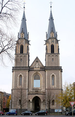 Fototapeta na wymiar Stiftskirche St. Johann Baptist und Petrus