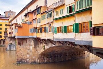 Bridge Ponte Vecchio in Florence, Italy