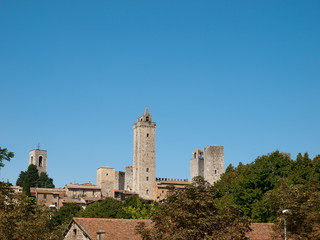 Fototapeta na wymiar Towers of San Giminiano ,Tuscany,Italy