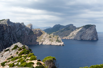 Cape Formentor on Majorca, Balearic island, Spain