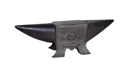 Anvil on white background