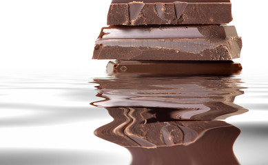 stacked chocolate