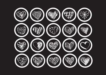 Valentines Day Heart Background  design
