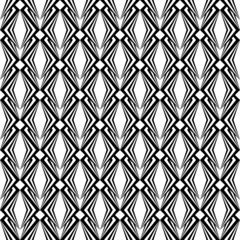 Design seamless monochrome diamond pattern. Abstract geometric t