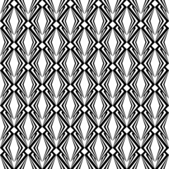 Design seamless monochrome diamond pattern. Abstract geometric t