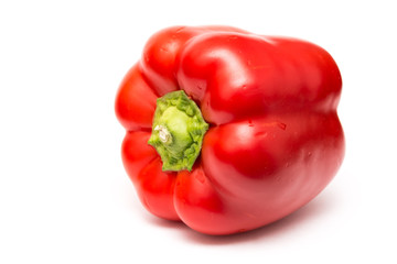 Fresh Red Capsicum Isolated